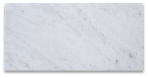 Buy Stone Center Online 9x18 Carrara White Marble Tile Polished