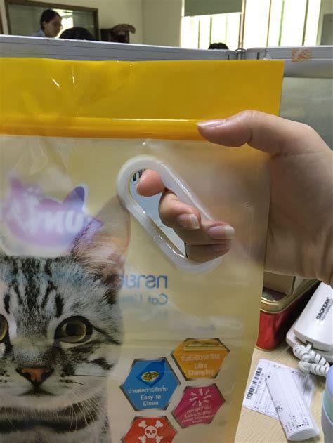 One chews plastic every morning, like a ritual before he's fed. stand up cat litter bag with handle-Flat bottom bags ...