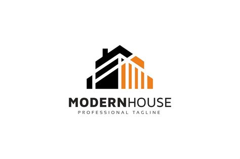 Modern House Logo 386500 Logos Design Bundles