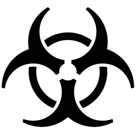 Biological Hazard Hazard Symbol Sign Symbol Transparent Background Png