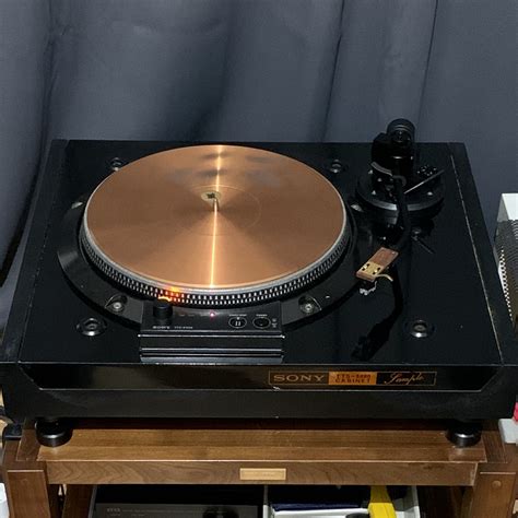 Sony Tts 8000 With Tts 8000 Cabinet Plinth Direct Drive Turntable