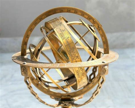Large Armillary Big Globe Brass 18 Astrolabe Globe Etsy