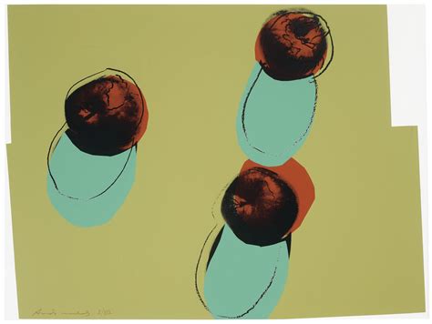 Andy Warhol 1928 1987 Space Fruit Still Lifes Christies
