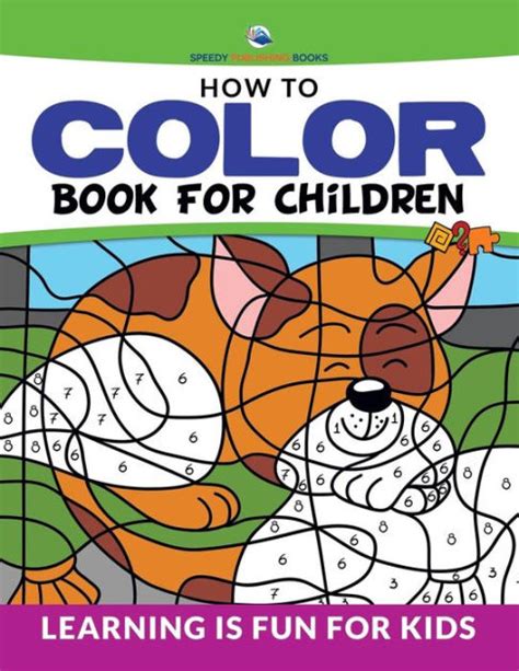 How To Color Book For Children Learning Is Fun For Kids By Speedy