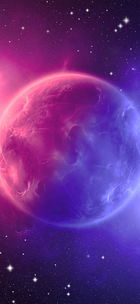 1242x2688 Space Digital Art Pink Planet 4k Iphone Xs Max Hd 4k