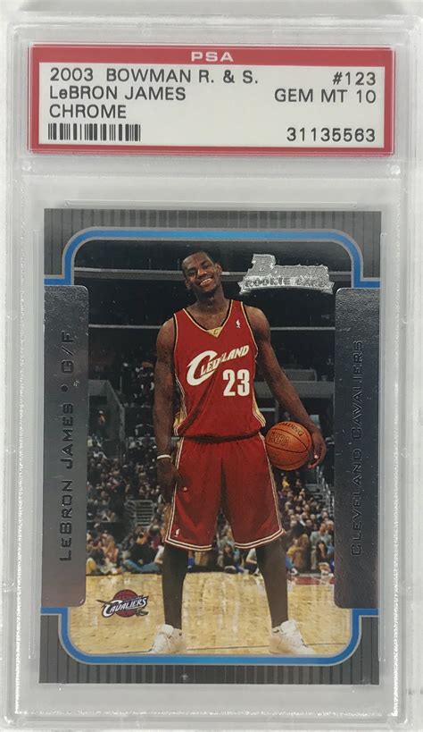 A collector just invested $90,000 to own this card. Lot Detail - 2003 Lebron James Bowman #123 Rookie Card ...