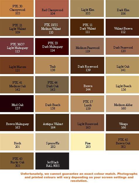 Gallery For Brown Paint Color Chart Brown Color Names Brown Color