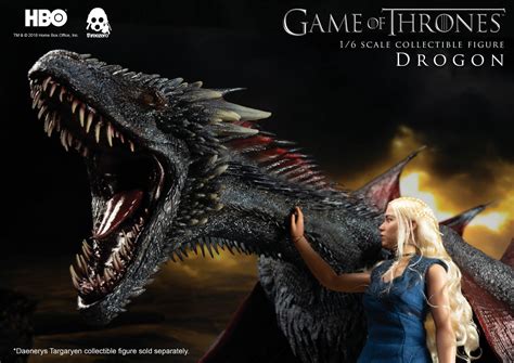 In the game of thrones, you either win or you die. ThreeZero Game of Thrones - Drogon Images and Info - The ...