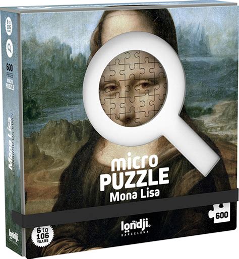 Puzzle Micro Puzzle Mona Lisa 2d 600 Κομμάτια Pz202 Skroutzgr