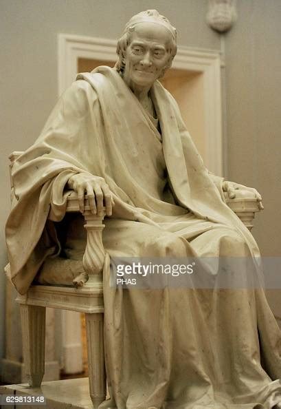 Sculpture Of Voltaire By Jean Antoine Houdon 1781 News Photo Getty