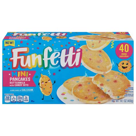 Funfetti Frozen Mini Pancakes Buttermilk With Candy Bits Shop