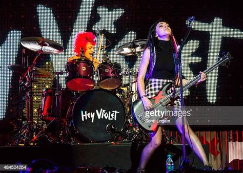 nia lovelis and rena lovelis of hey violet performs during the rock news photo getty images