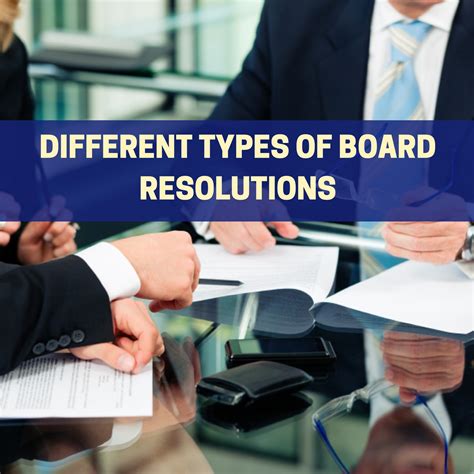 Different Types Of Board Resolutions Aapka Consultant