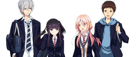 With their respective boyfriends, takeda and fujiwara, their lives couldn't be more perfect. NTR: Netsuzou Trap | LezWatch.TV