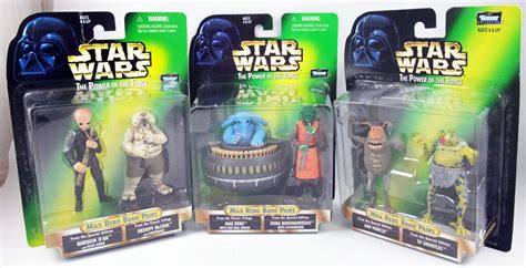Star Wars The Power Of The Force Kenner Set Of 3 Max Rebo Band Pairs