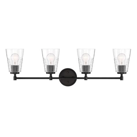 Designers Fountain Ingo 335 In 4 Light Matte Black Modern Industrial