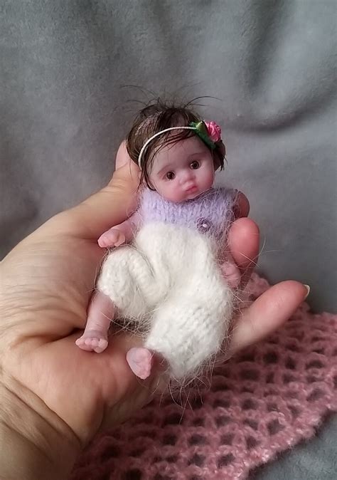 Mini Silicone Baby Girl 5 Inch Look Real Life Kovalevadoll Tiny