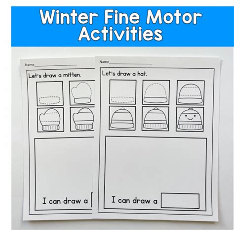 Winter Directed Drawing Activities 350 File Folder Heaven