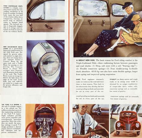 1940 Ford Brochure 1940 Ford Ford Car Ads
