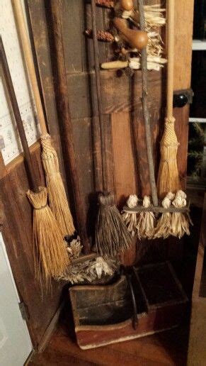 Collection Of Prim Brooms Primitive Decorating Country Primitive
