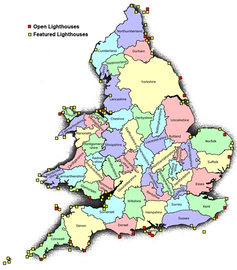 Map Of Counties In England And Wales Postal Counties Of The United