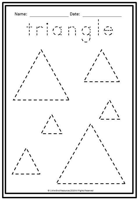 shapes trace  draw worksheets tracing shapes shapes worksheets