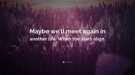 Genicious Quote “maybe Well Meet Again In Another Life When The Stars Align”