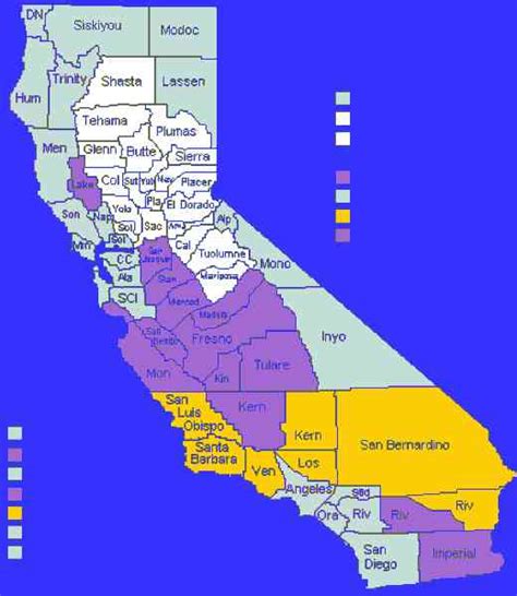Map Of West Coast Of California