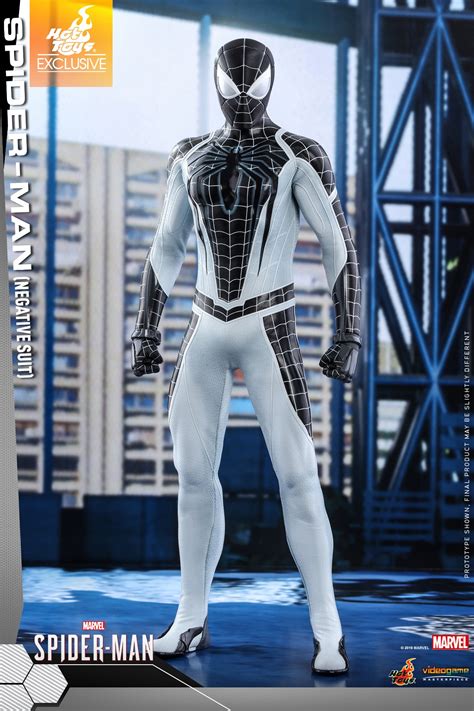 Marvels Spider Man Negative Suit Figure From Hot Toys Unveiled