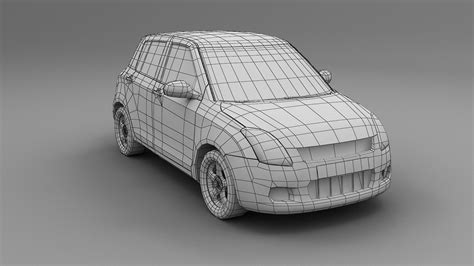 3d Model Car 01 Vr Ar Low Poly Cgtrader