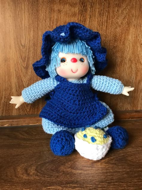 Blueberry Muffin Strawberry Friend Crocheted Doll Pattern Etsy