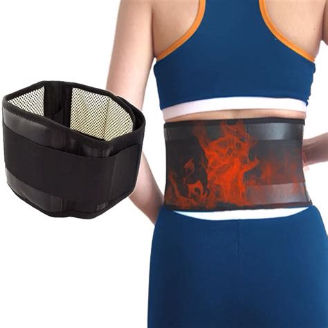 None Belt Adjustable Tourmaline Self Heating Magnetic Therapy Back