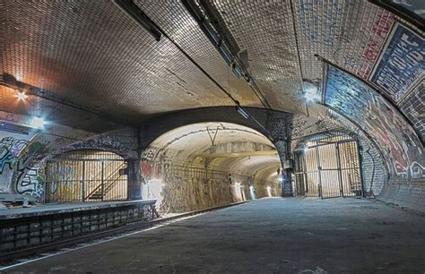 Were Soon To Be Dining In An Abandoned Metro Station In Paris Paris