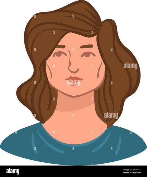 mature female face model pose stock vector images alamy