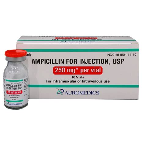 Ampicillin Sodium 250mg Rx Products