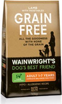 Wouldn't you like to know how appetising. Wainwright's Dry Adult Grain Free | Nutritional Rating 71%