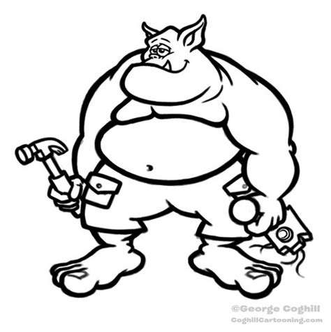 Cartoon Ogre Sketch A Photo On Flickriver