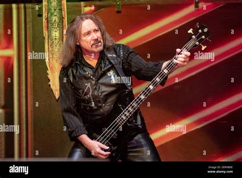 Ian Hill Of Judas Priest During The Long Goodbye Tour At Hollywood