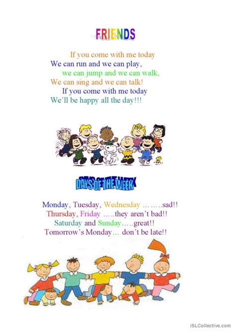 Simple Poems Song And Nursery Rhyme English Esl Worksheets Pdf And Doc