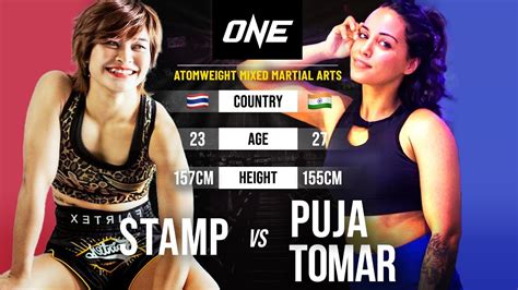 Stamp Vs Puja Tomar Full Fight Replay Youtube