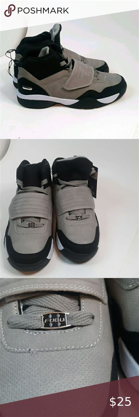 Nwt Fubu Blackgray Sneakers Size 85 Grey Sneakers Mens Walking Shoes Sneakers White