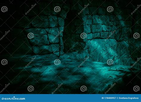 The Corridor Is Horror Scary Darkness Ghostly Gloomy Cave In The