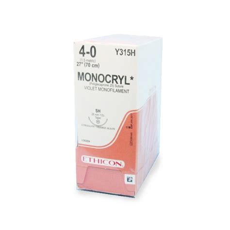Monocryl Violeta 40 Ag Sh ½ C36 Arkanum MÉxico