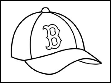 Red Sox Coloring Page - Coloring Home