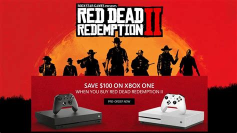 Save 100 On An Xbox One When You Buy Red Dead Redemption 2 Game