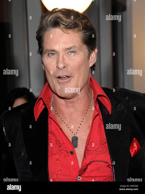 Actor David Hasselhoff Arrives At The Opening Night Of The Pee Wee