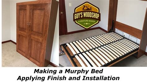 Applying Finish And Installation Murphy Bed Pt Woodworking How