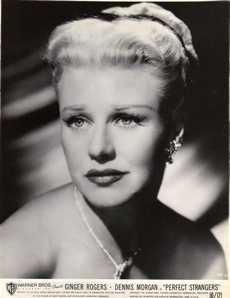 Ginger Rogers Perfect Strangers 1950 Hollywood Pictures Ginger