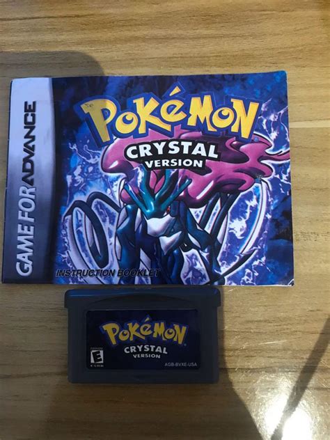 Gameboy Advance Sp Pokemon Crystal Version Game Video Gaming Video Games Nintendo On Carousell
