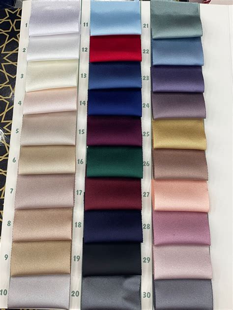 24 Colours High Quality Acetate Heavy Bridal Satin Fabric Etsy